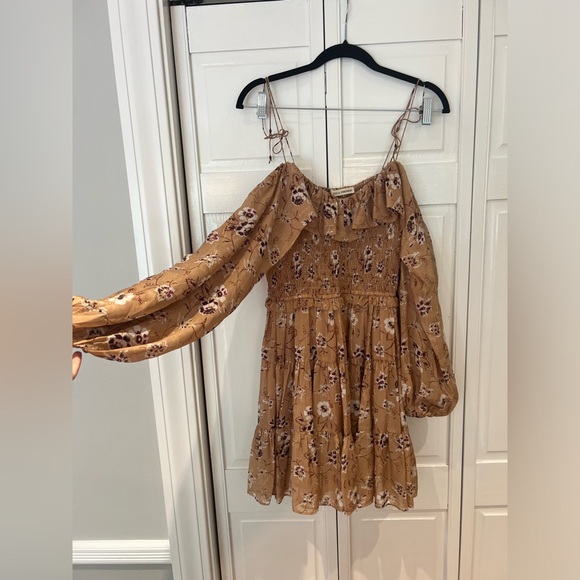 NWOT Ulla Johnson Floral & Glitter Monet Dress - Picture 4 of 7